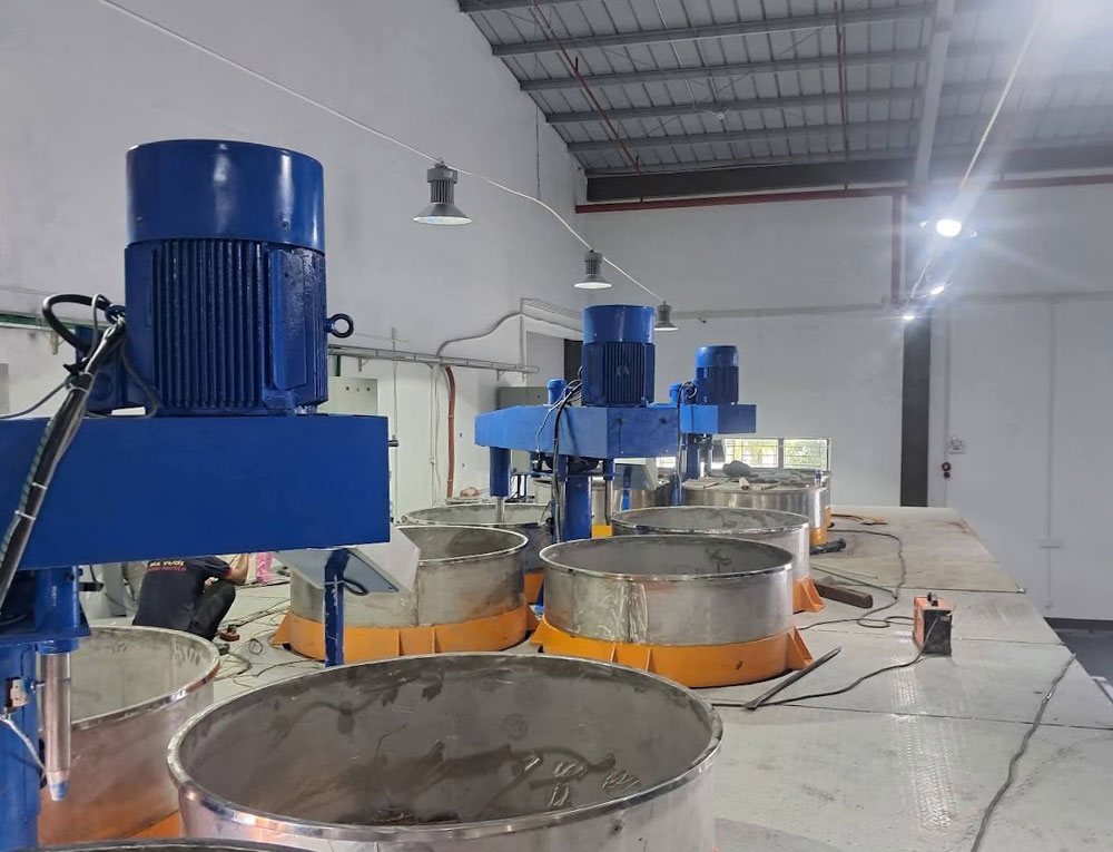 dây chuyền sản xuất sơn chống thấm