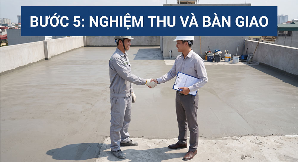 nghiệm thu bàn giao