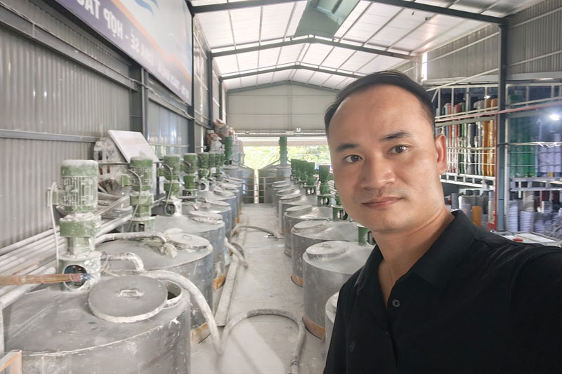 nhà máy gia công sơn