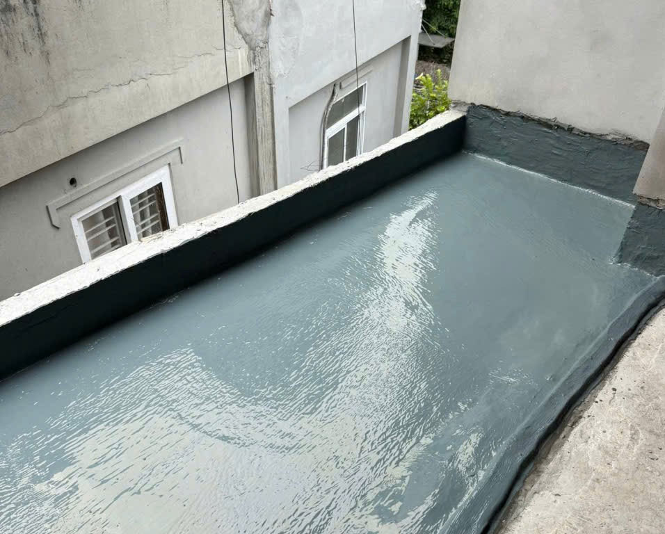 thi công chống thấm sân thượng bằng sơn neochem ct86
